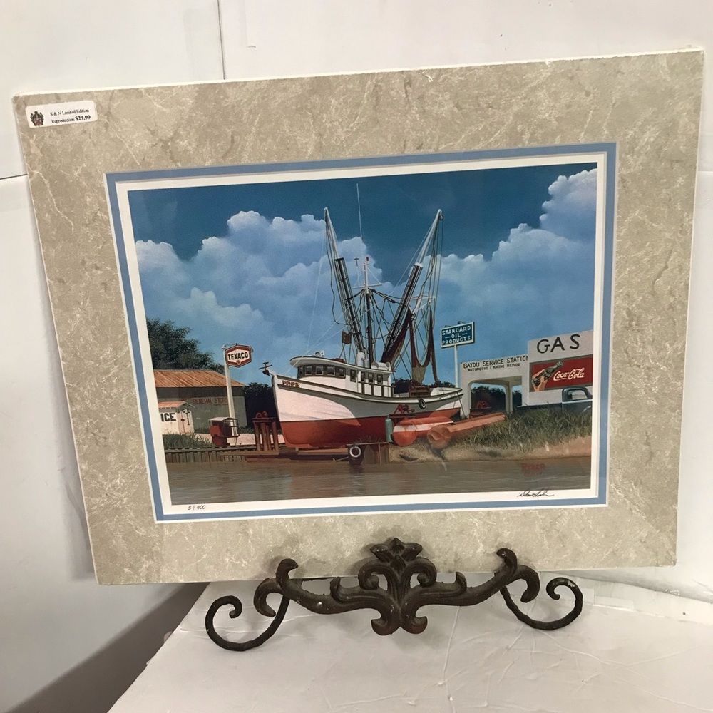RARE Vintage Don Reber Signed, Limited, Giclee ,Matted , Sealed 11x14” # 5/400